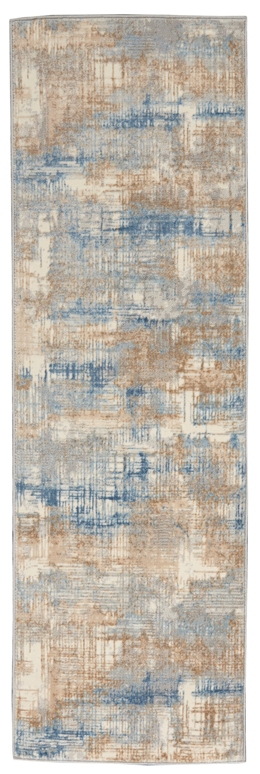 Calvin Klein CK950 Rush CK951 Blue Beige Contemporary Power-loomed Rug