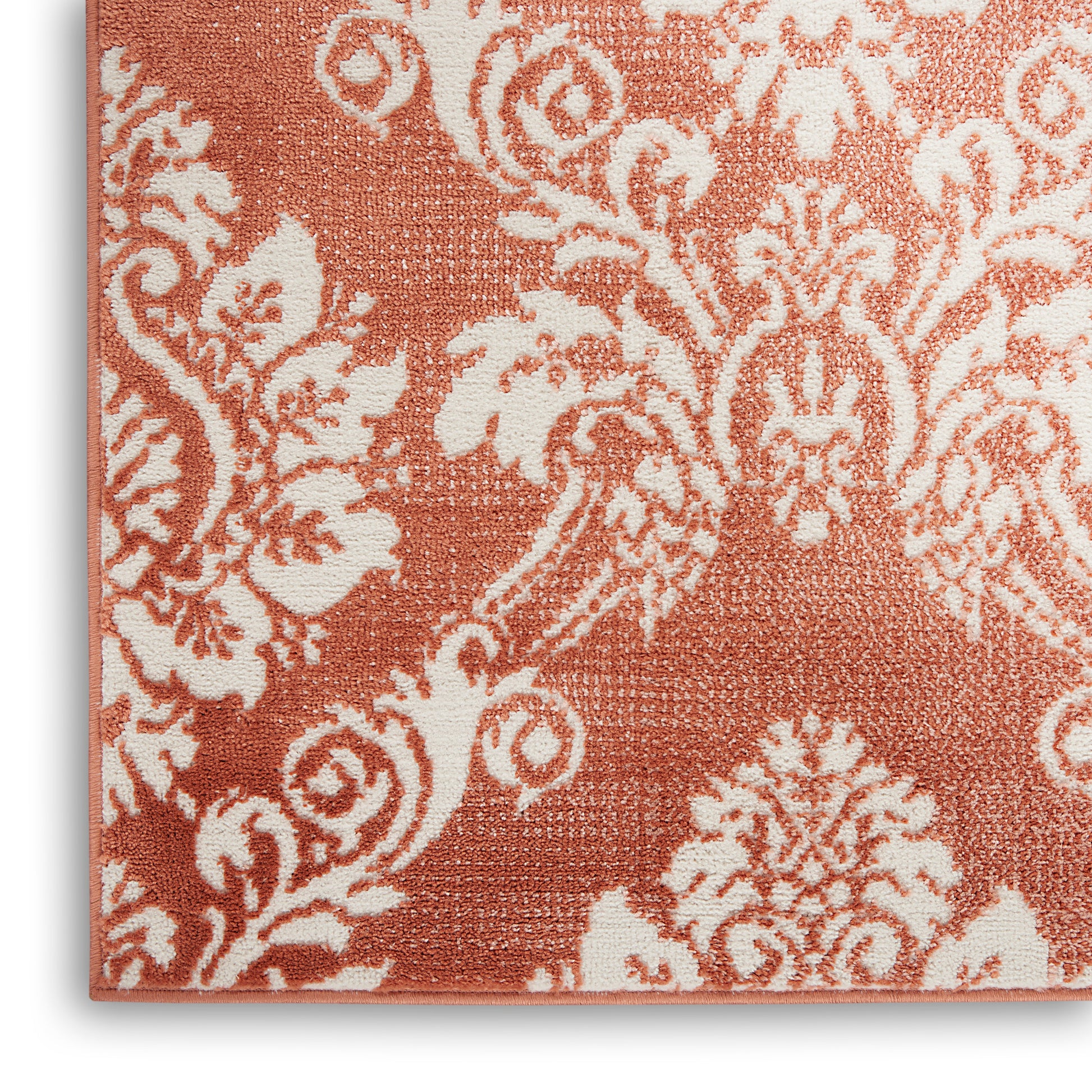 Nourison Home Elation  Brick Ivory  Traditional