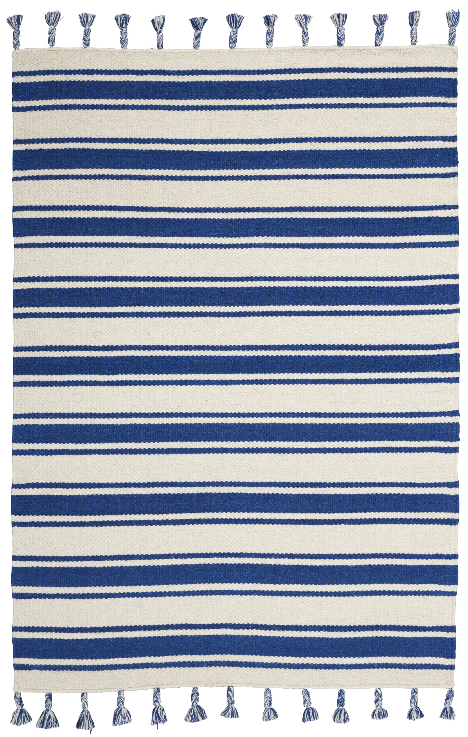 Nourison Home Rio Vista  Ivory Navy  Contemporary