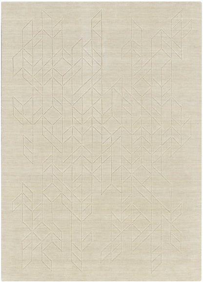 Nourison Home Alessia ALE01 Ivory Contemporary Hand Knotted Rug