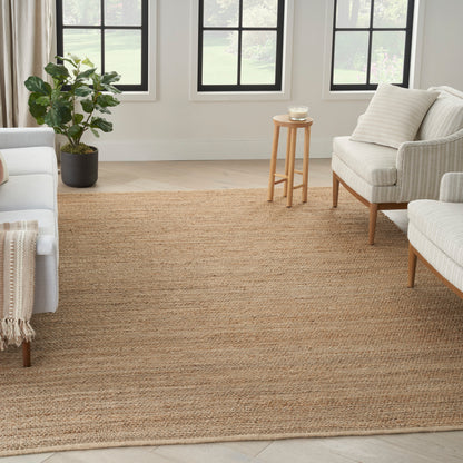 Nourison Home Natural Jute  Natural  Contemporary