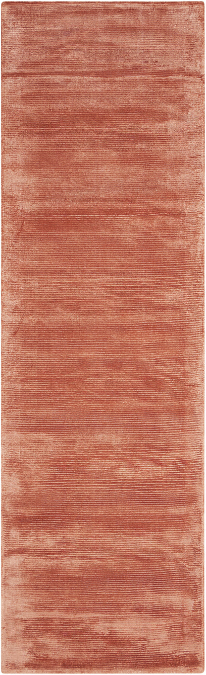 Calvin Klein Home Lunar LUN1 Rust Contemporary Woven Rug
