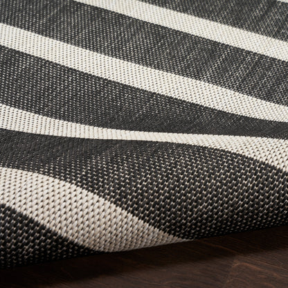 Nourison Home Positano  Black Ivory  Contemporary