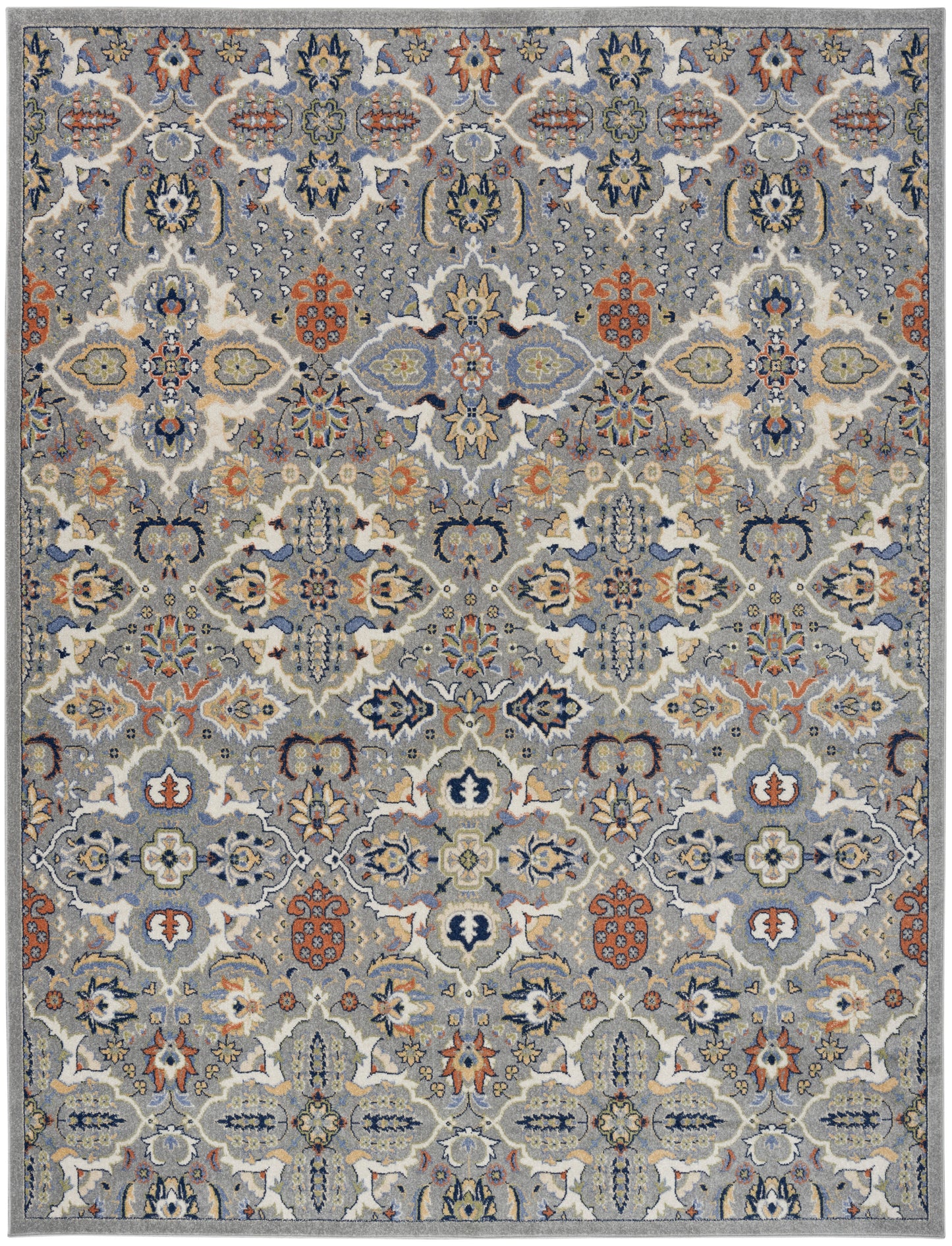 Nourison Home Allur ALR03 Grey Transitional Power-loomed Rug