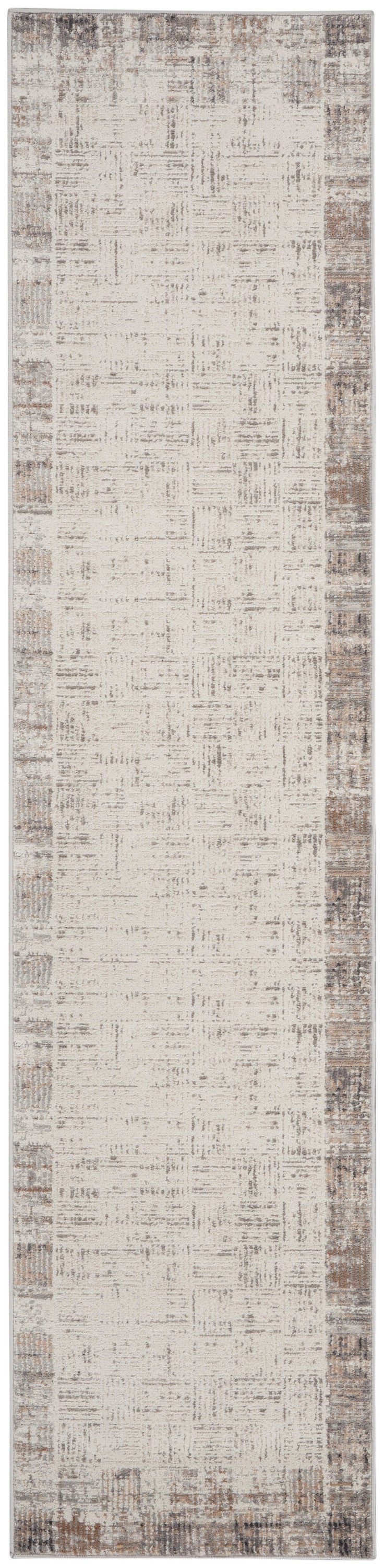 Nourison Home Elation ETN05 Ivory Grey Contemporary Power-loomed Rug