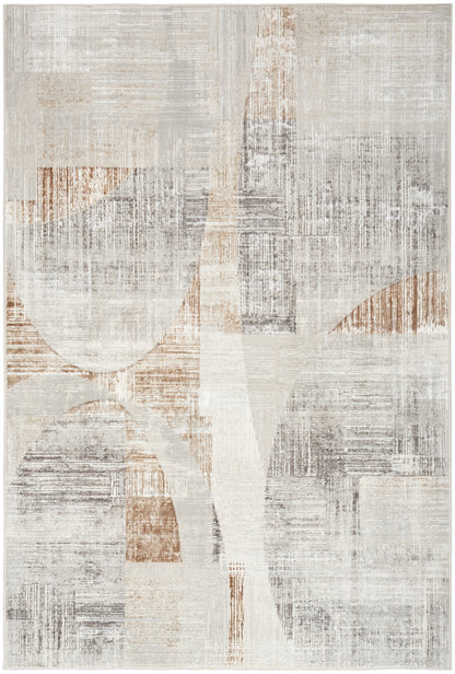 Nourison Home Sparkle ILI04 Grey Contemporary Power-loomed Rug