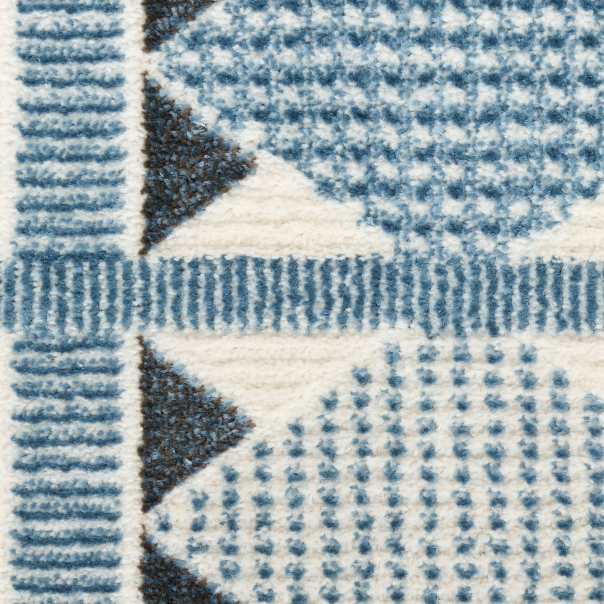 Nourison Home Nordic  Blue  Contemporary