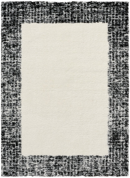 Nourison Home Pacific Shag  Ivory Black  Contemporary