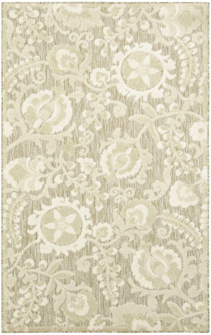 Nourison Home Aloha ALH17 Ivory Sage Contemporary Power-loomed Rugs