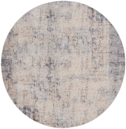 Nourison Home Rustic Textures RUS01 Grey Beige Contemporary Power-loomed Rugs