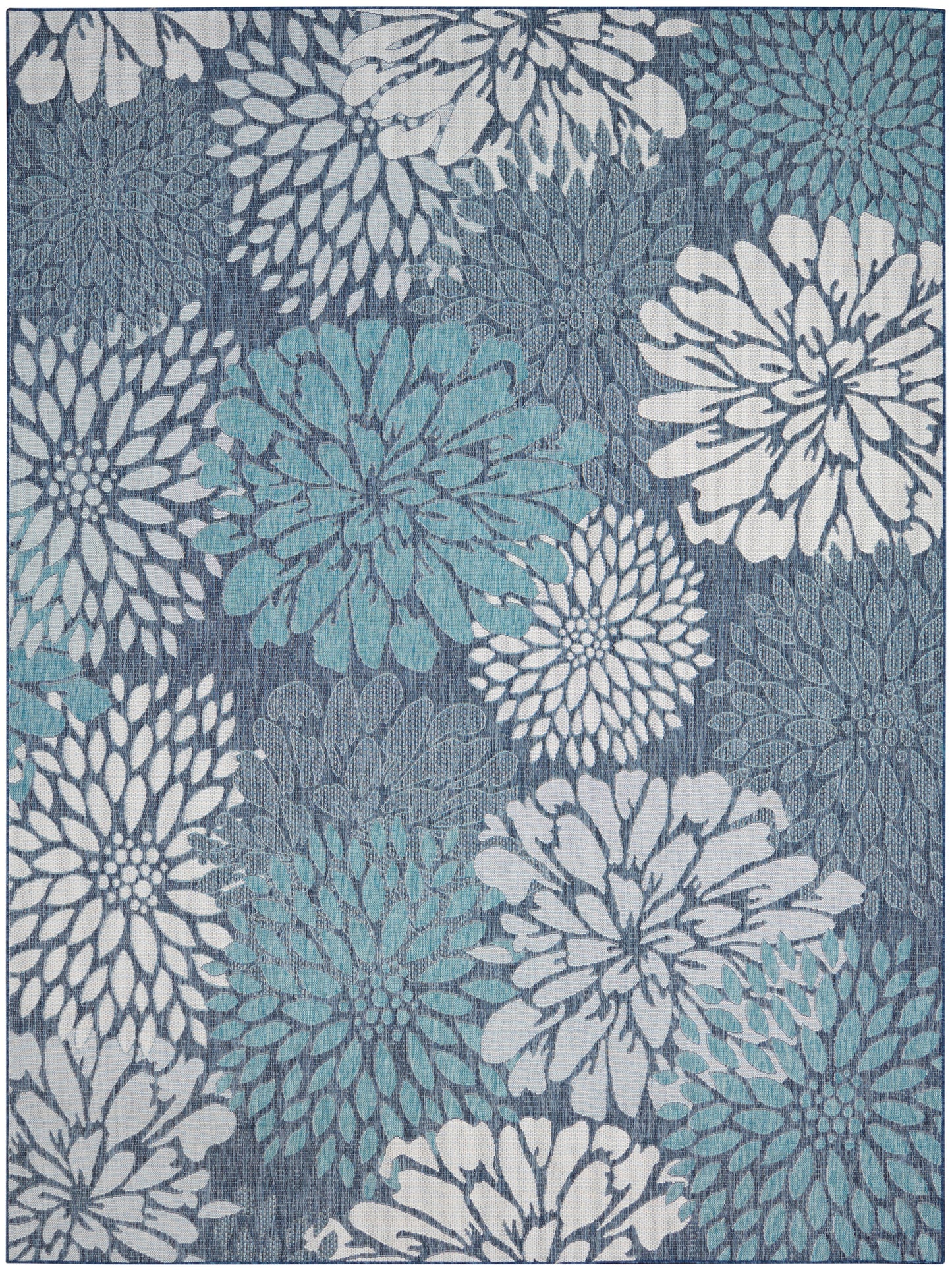 Nourison Home Garden Oasis  Navy  Contemporary