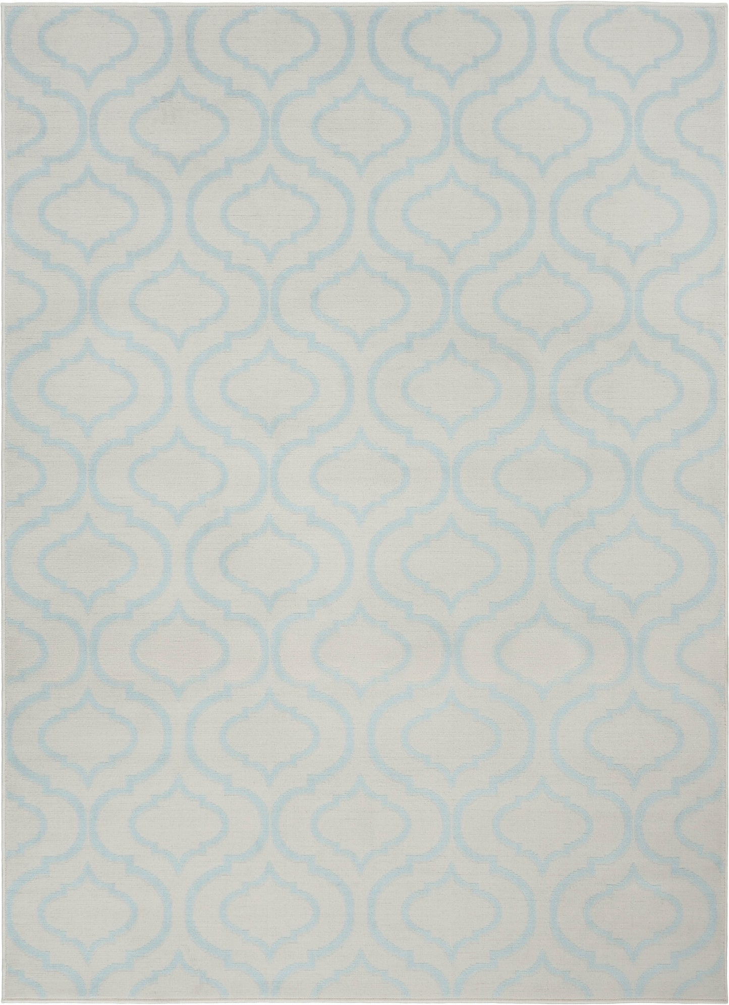 Nourison Home Jubilant JUB19 Ivory Blue Transitional Power-loomed Rug