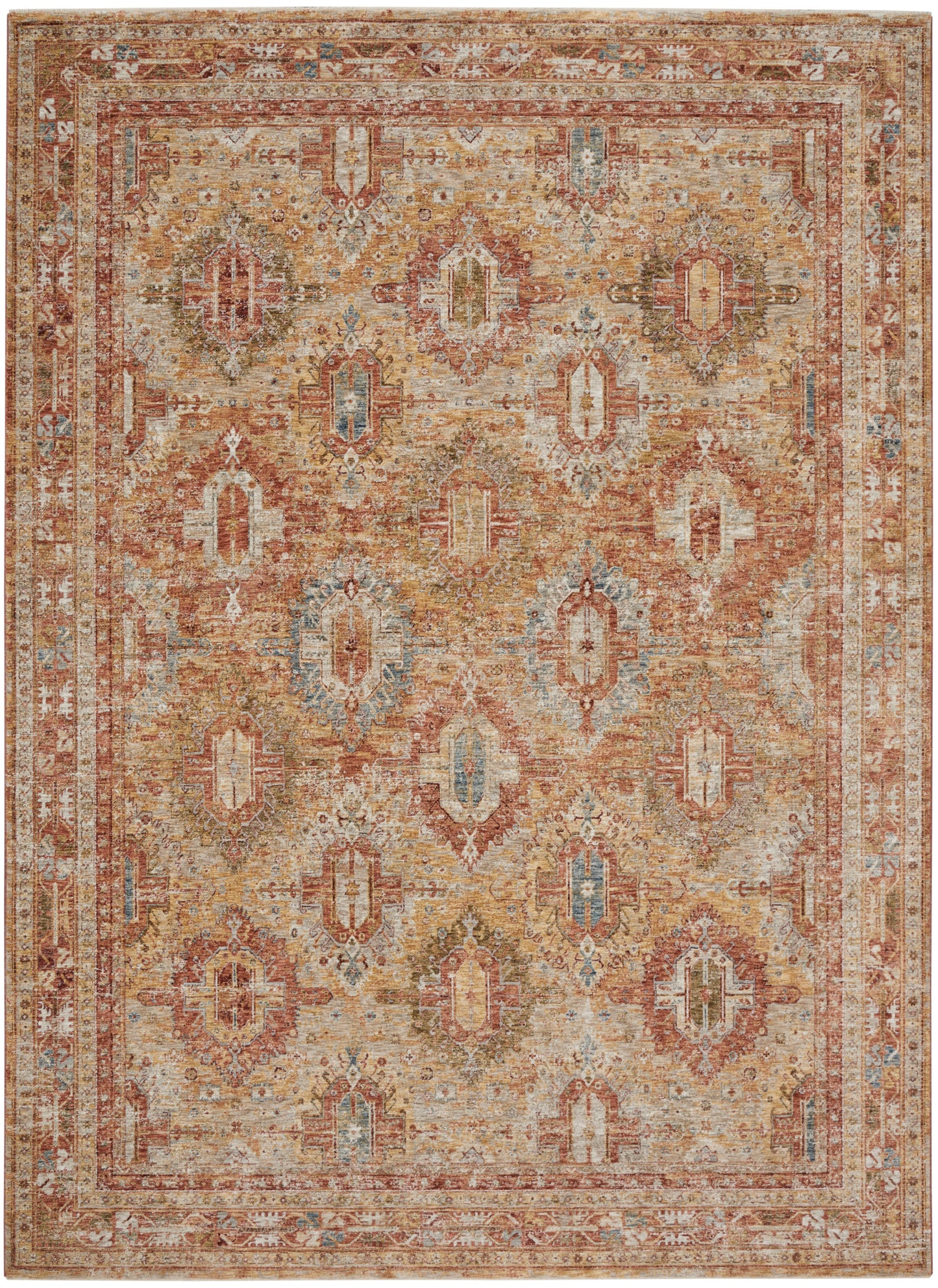 Nourison Home Sahar  Rust  Traditional