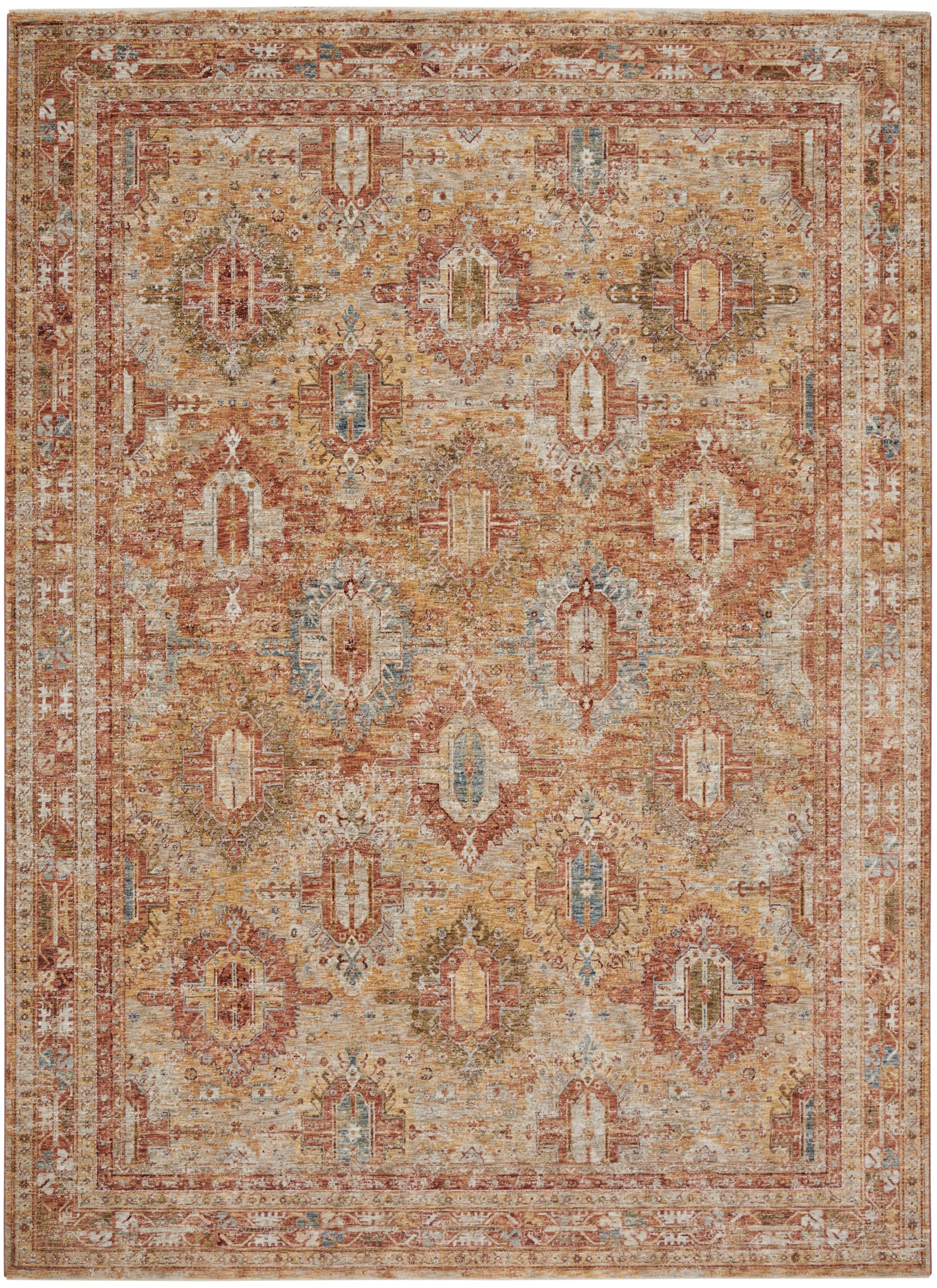 Nourison Home Sahar  Rust  Traditional