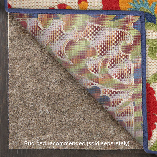 Nourison Home Aloha  Multicolor  Contemporary