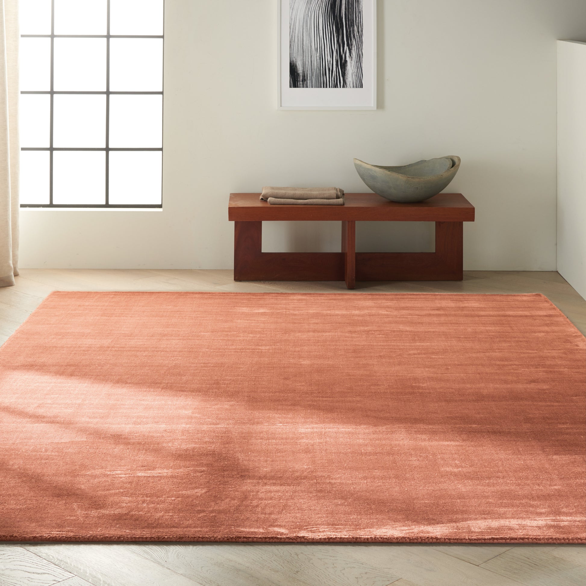 Calvin Klein Home Lunar  Rust  Contemporary