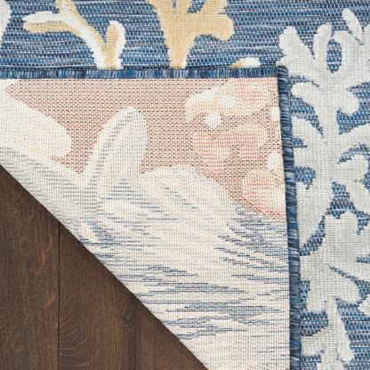 Nourison Home Suncoast  Denim Multicolor  Contemporary