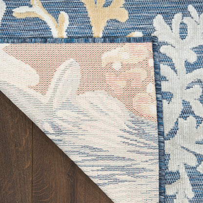 Nourison Home Suncoast  Denim Multicolor  Contemporary