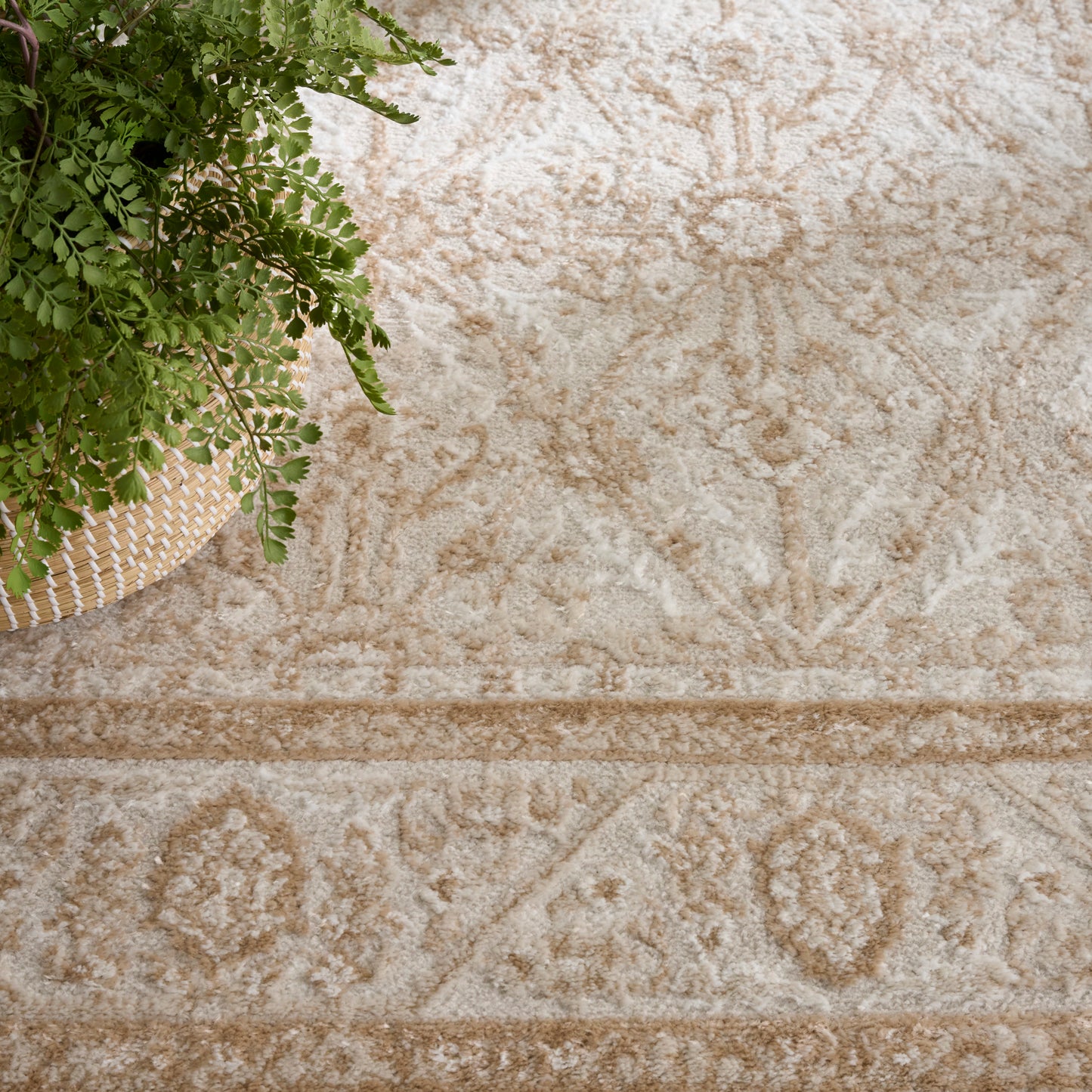 Nourison Home Dekor  Cream Beige  Traditional