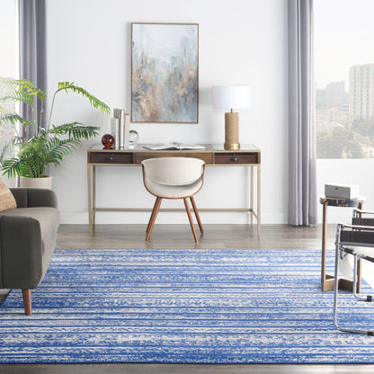 Nourison Home Whimsicle  Navy Ivory  Transitional