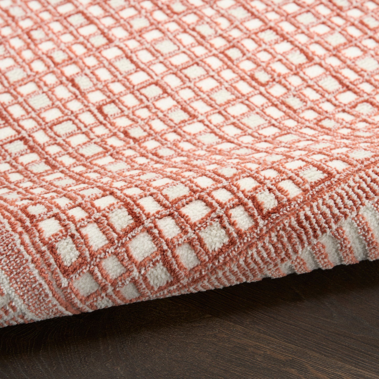 Nourison Home Nordic  Brick Ivory  Contemporary