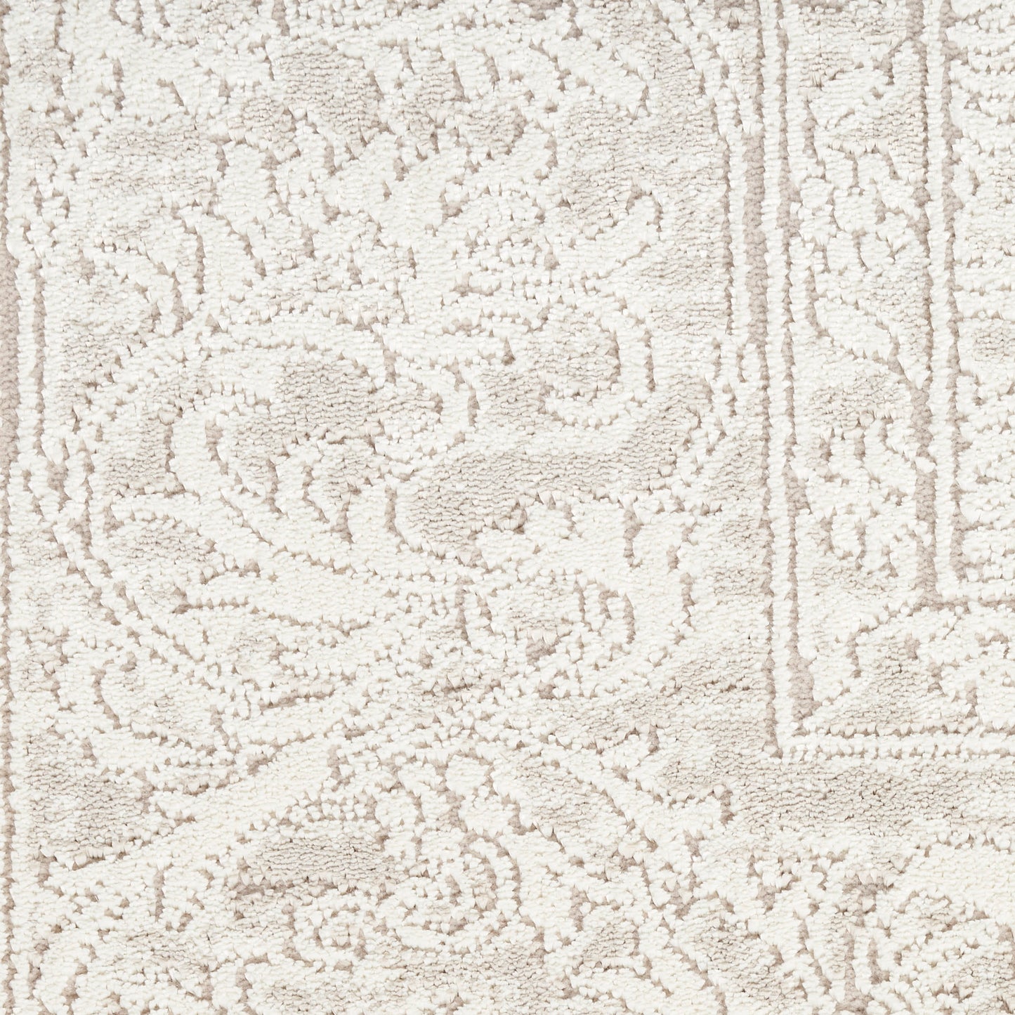 Nourison Home Eco Cycle  Ivory Beige  Traditional