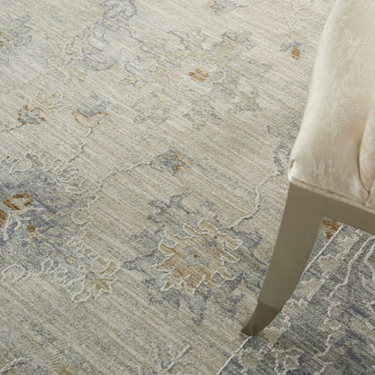 Nourison Home Infinite  Light Grey  Traditional