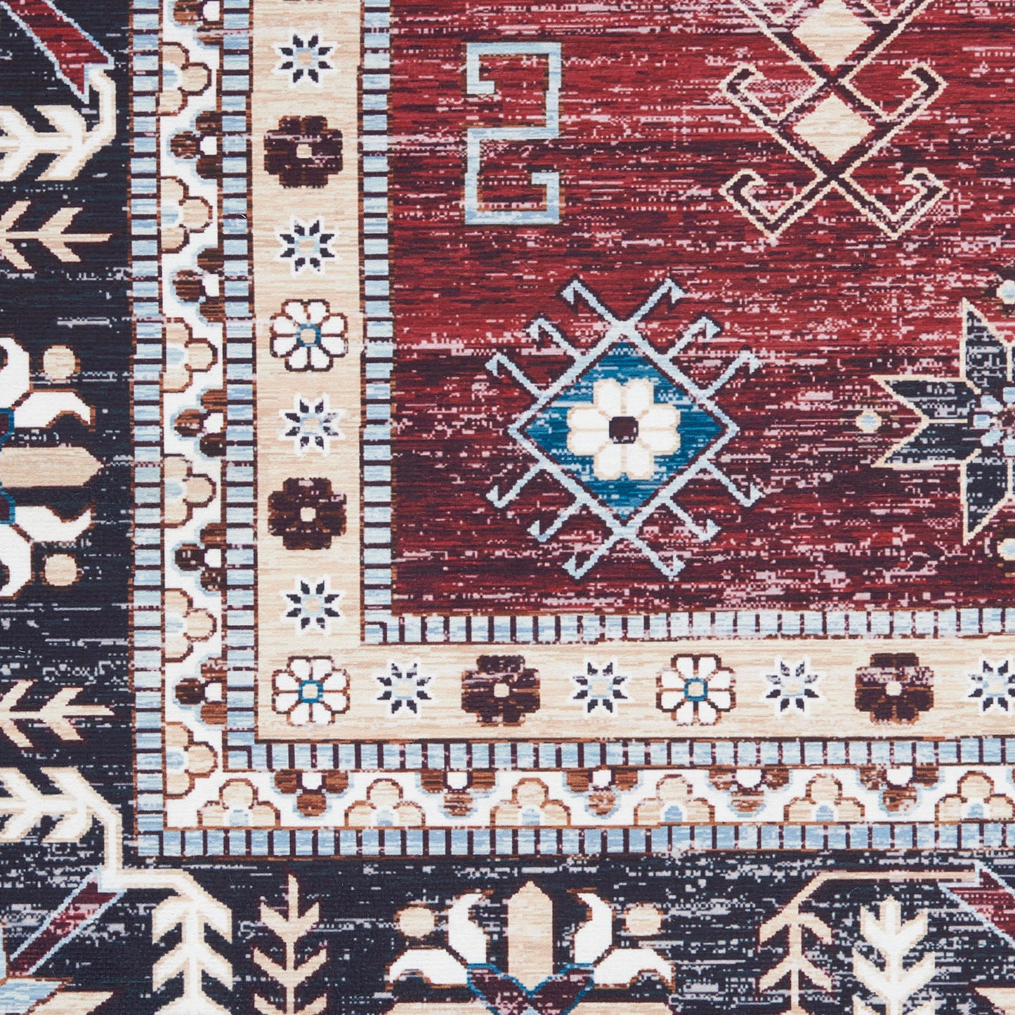 Nourison Home Fulton  Red  Traditional