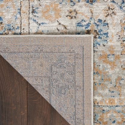 Nourison Home Quarry  Grey Light Blue  Traditional