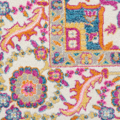 Nourison Home Passion  Teal Multicolor  Transitional