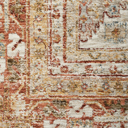 Nourison Home Sahar  Rust  Traditional