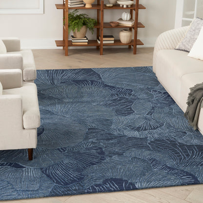 Nourison Home Avra  Blue  Contemporary