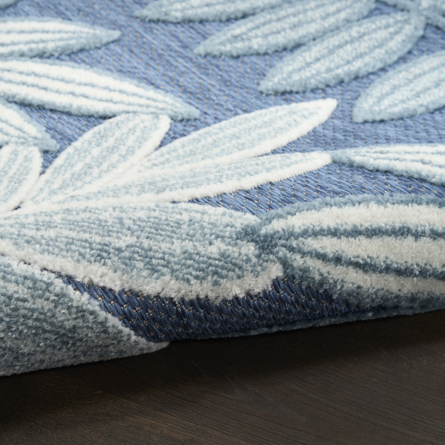 Nourison Home Aloha  Blue  Contemporary