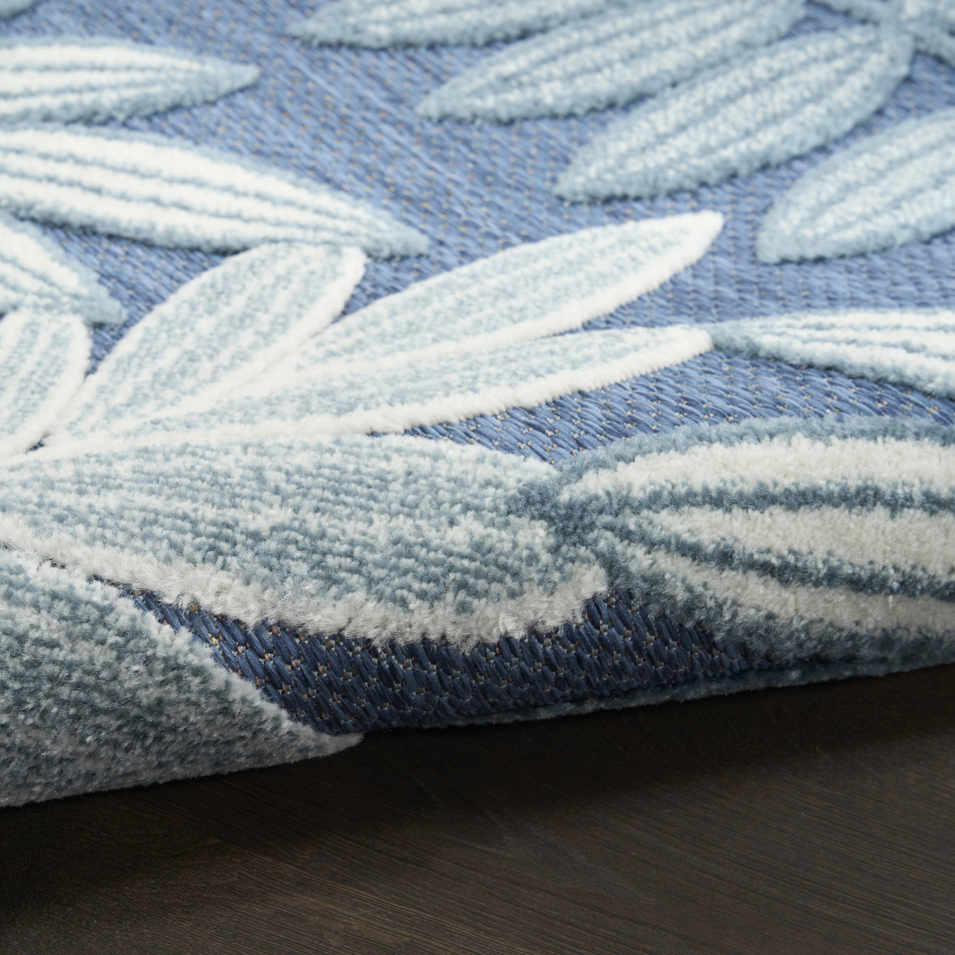 Nourison Home Aloha  Blue  Contemporary