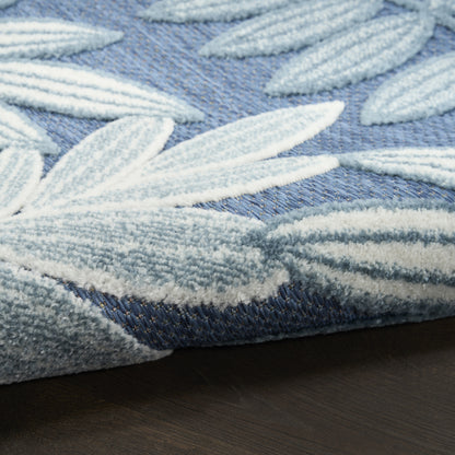 Nourison Home Aloha  Blue  Contemporary