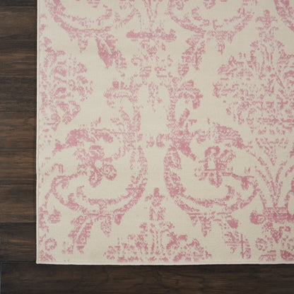 Nourison Home Jubilant  Ivory Pink  Transitional