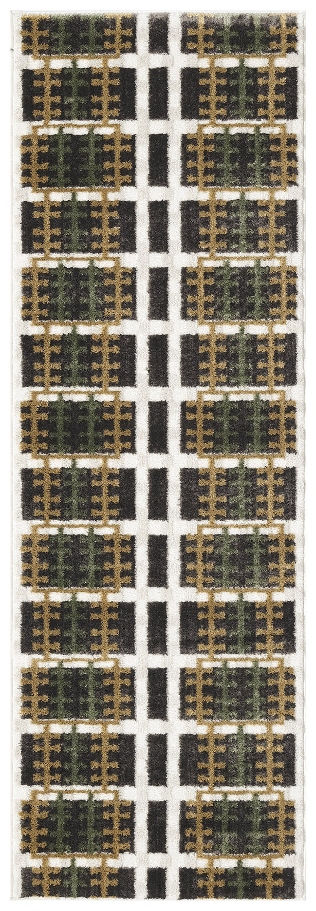 Nourison Home Nordic NRC08 Charcoal Multicolor Contemporary Power-loomed Rug