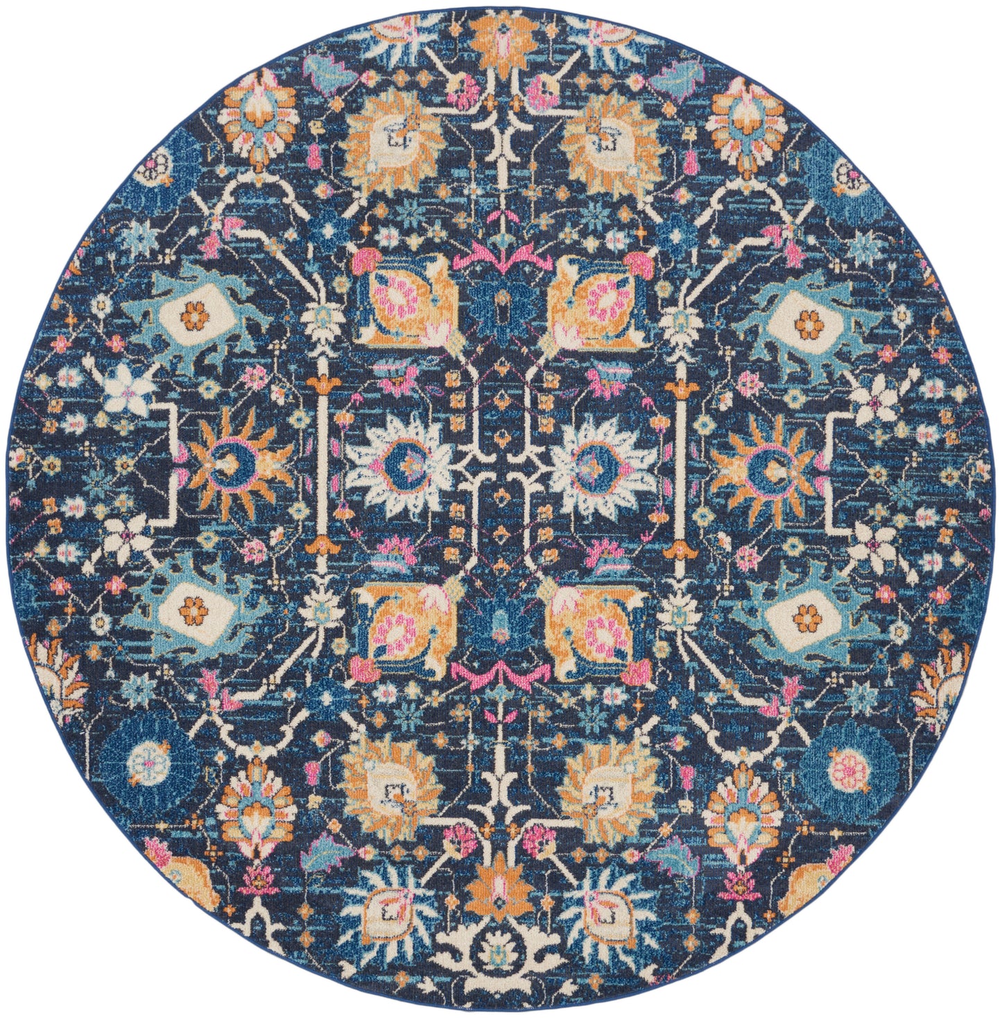 Nourison Home Passion PSN01 Navy Transitional Power-loomed Rugs
