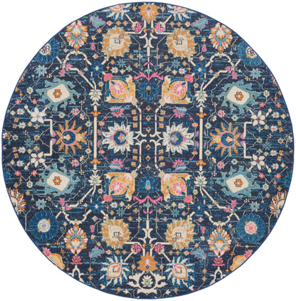 Nourison Home Passion PSN01 Navy Transitional Power-loomed Rugs