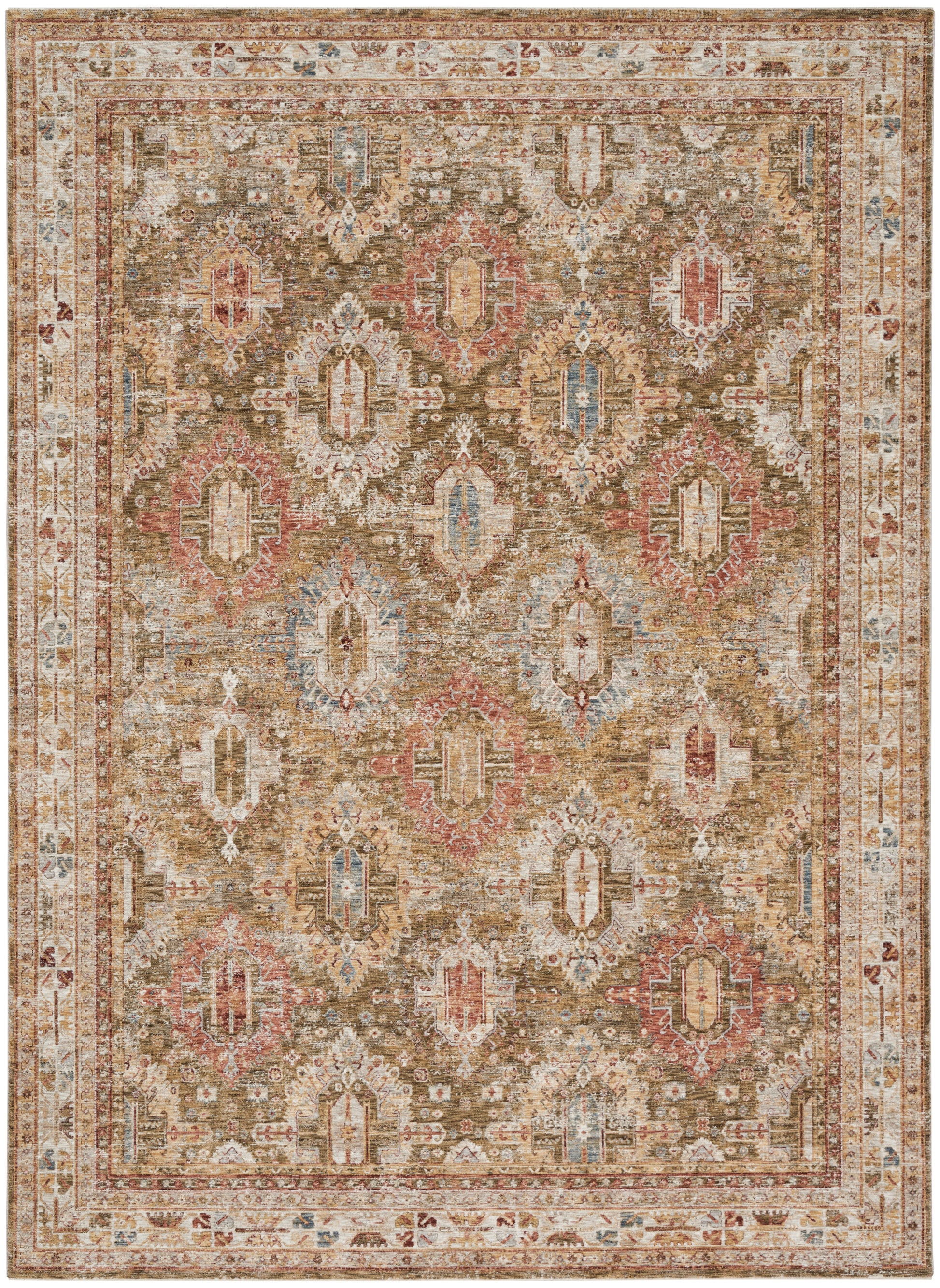 Nourison Home Sahar  Green  Traditional