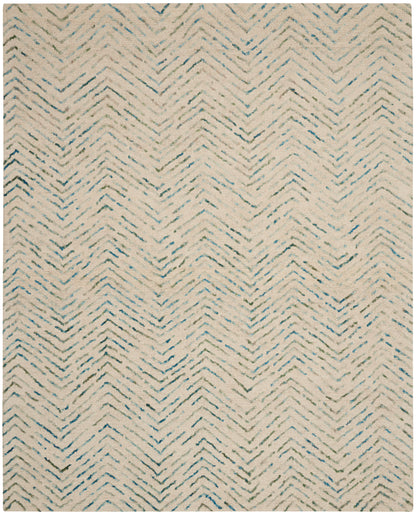 Nourison Home Colorado CLR02 Ivory Green Contemporary Tufted Rug