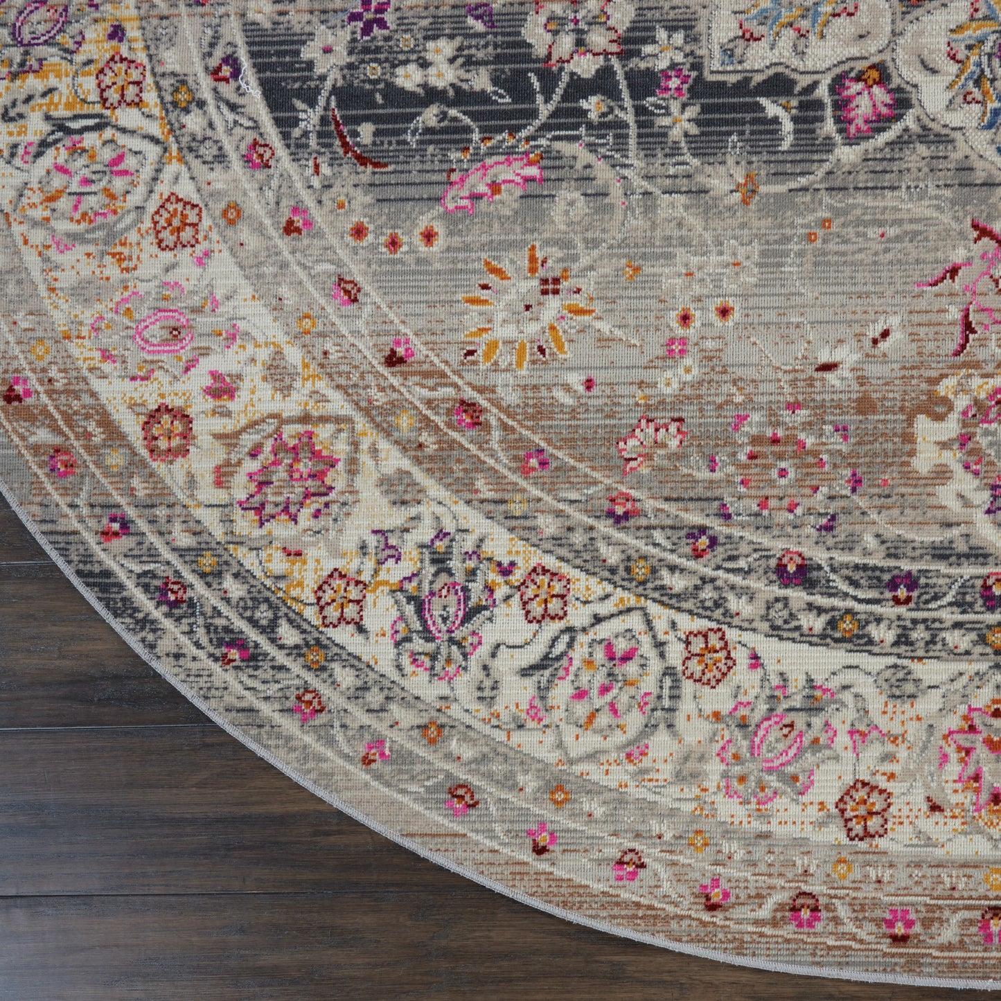 Nourison Home Vintage Kashan  Grey  Traditional