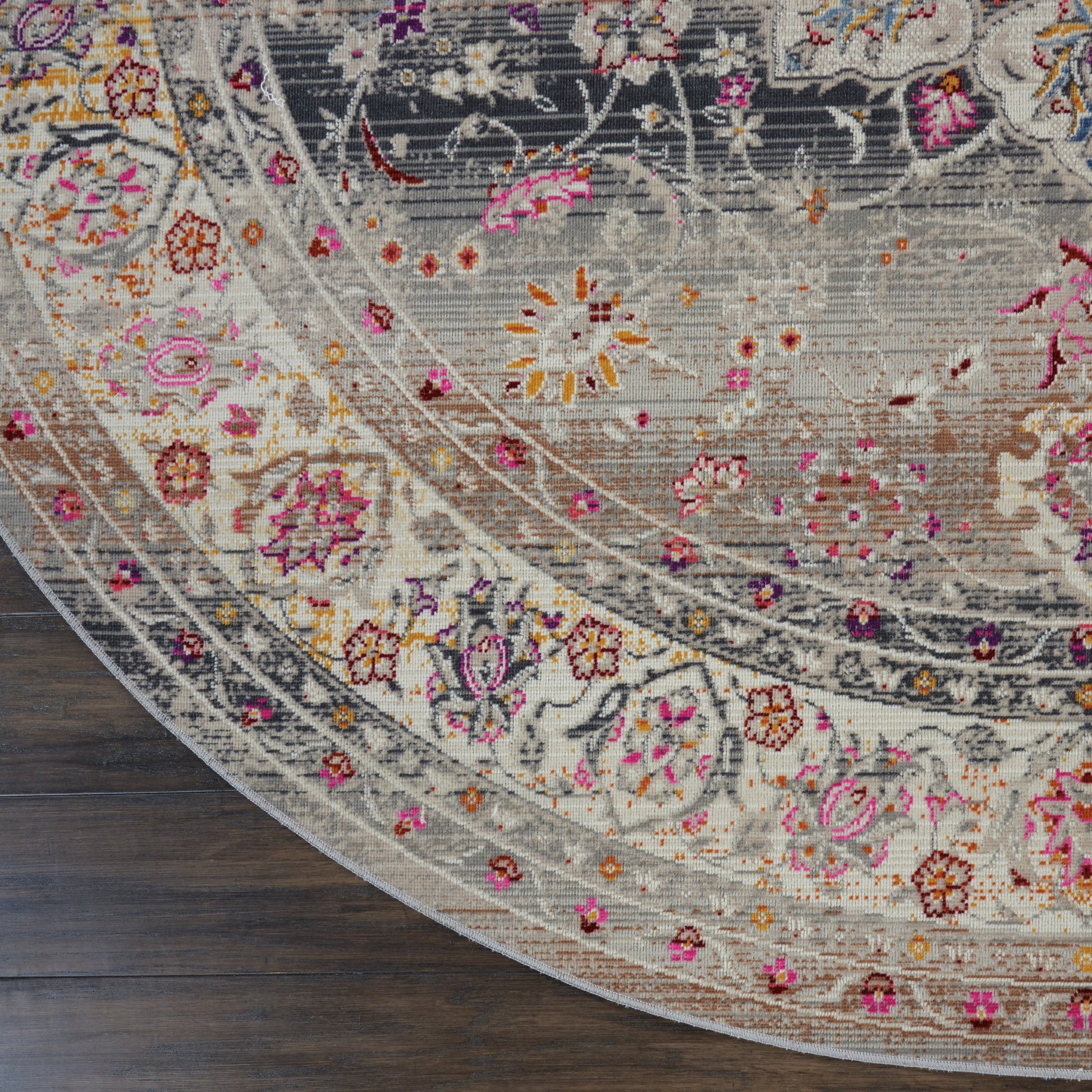 Nourison Home Vintage Kashan  Grey  Traditional
