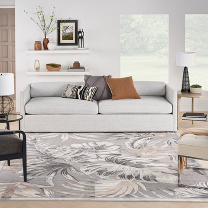 Nourison Home Seaside  Grey  Contemporary