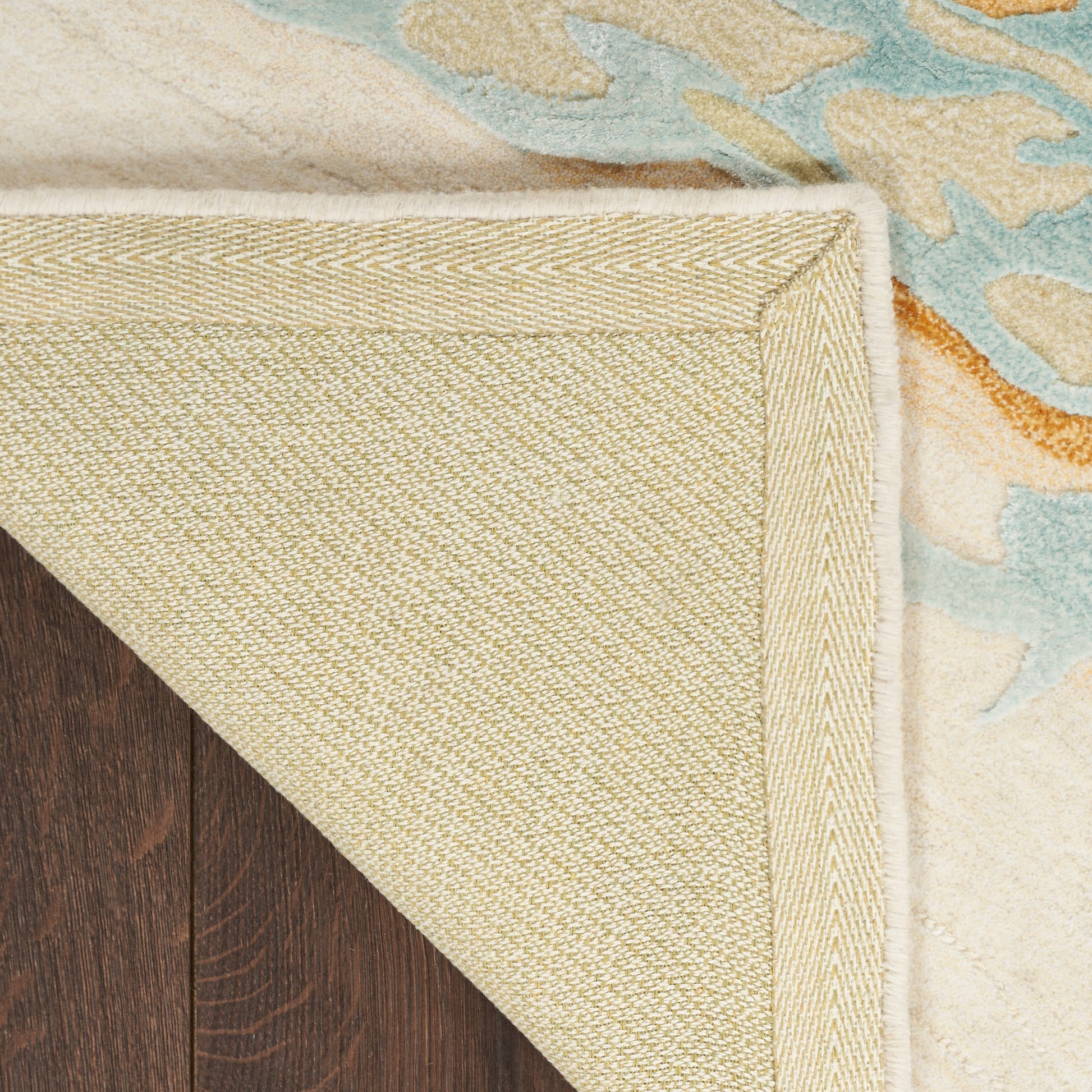 Nourison Home Prismatic  Sand Blue  Contemporary