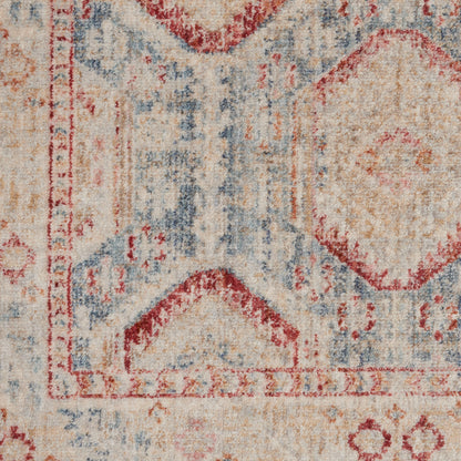 Nourison Home Homestead  Light Blue Multi  Traditional