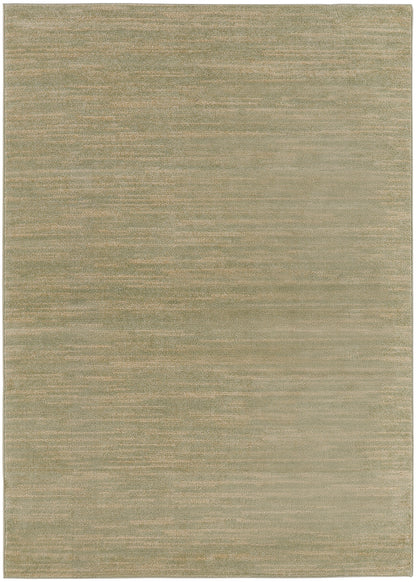 Nourison Home Nourison Essentials NRE01 Green Gold Contemporary Power-loomed Rug