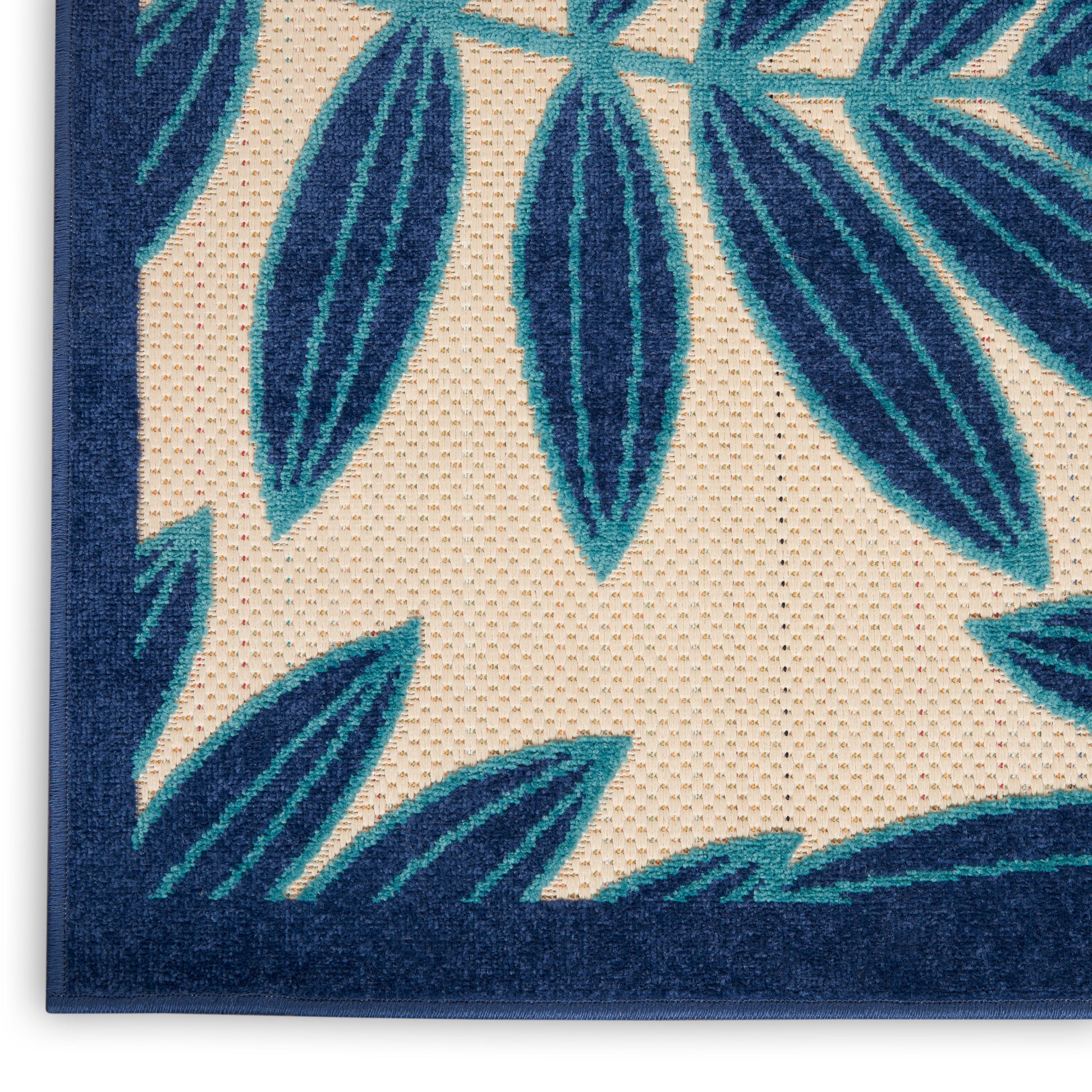 Nourison Home Aloha  Navy  Contemporary