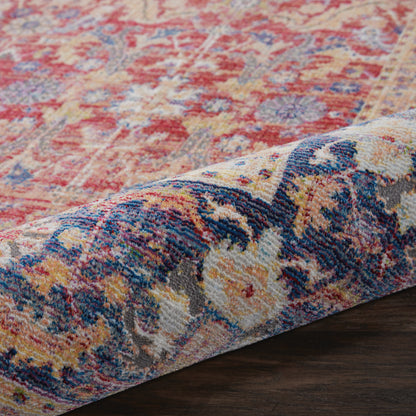 Nourison Home Ankara Global  Red  Traditional