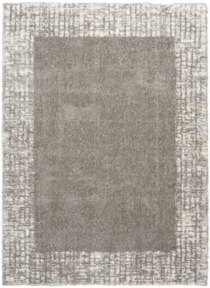 Nourison Home Pacific Shag PCS02 Grey Contemporary Power-loomed Rug